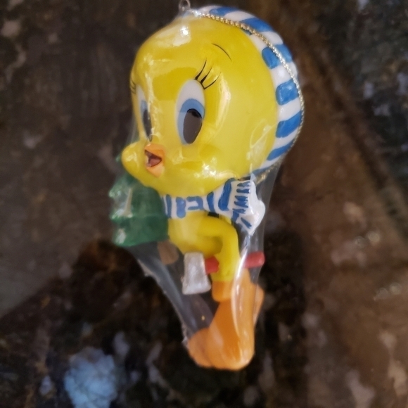 𝅺luney Tunes Tweety Bird Goebel Twee Time Ornament Porcelain Warner Broth… - Picture 8 of 11